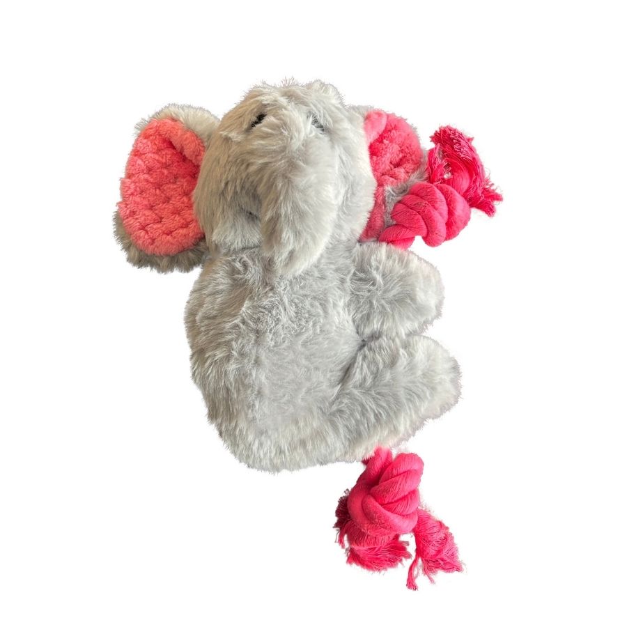 Peluche con cuerda de elefante trepador para perros, , large image number null