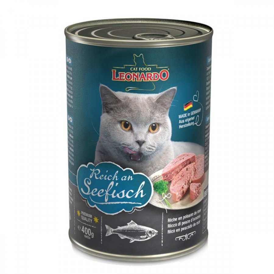 Leonardo lata quality selection pescado alimento húmedo para gatos 400GR, , large image number null