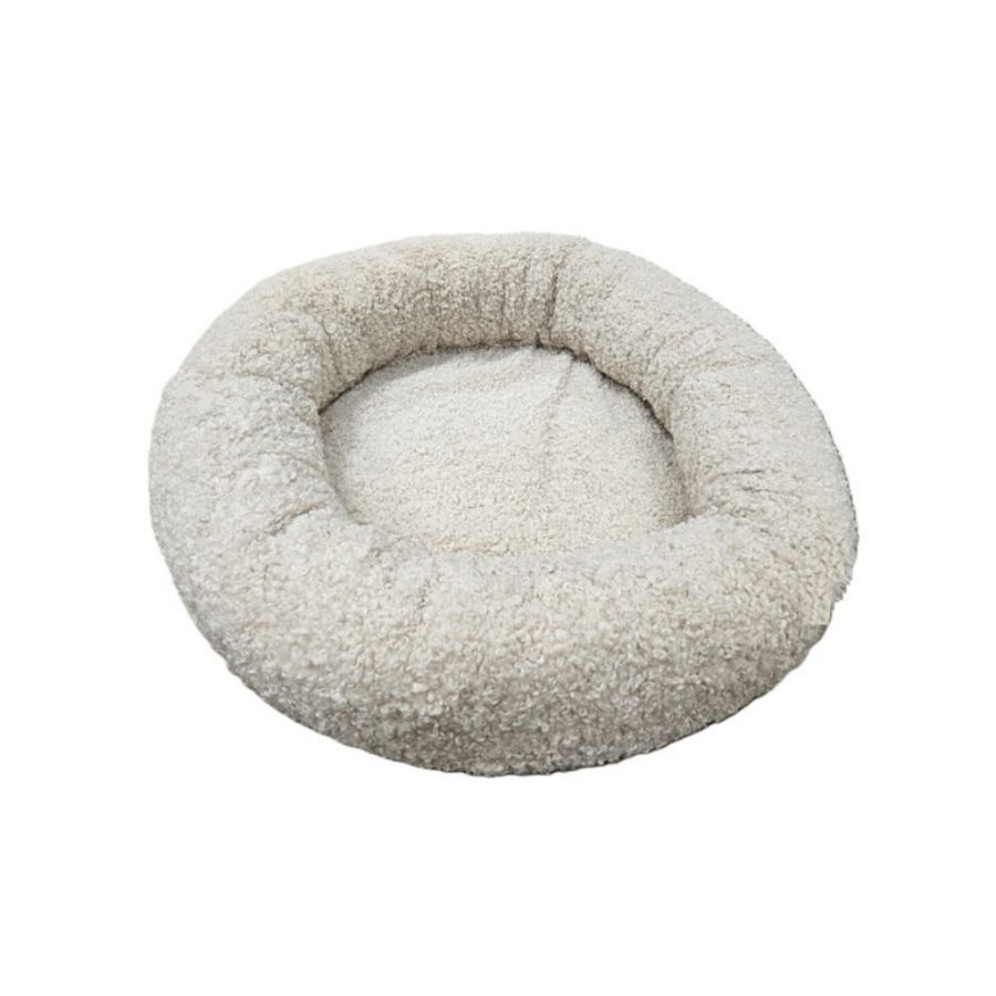 Leeby dog deluxe donut natural boucle Talla M, , large image number null