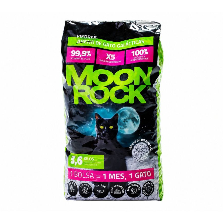Moonrock arena sanitaria para gatos base a piedras de diatomea 3.6KG, , large image number null