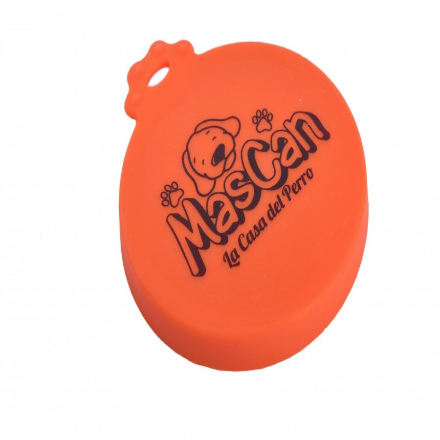 Tapa de silicona para latas naranja