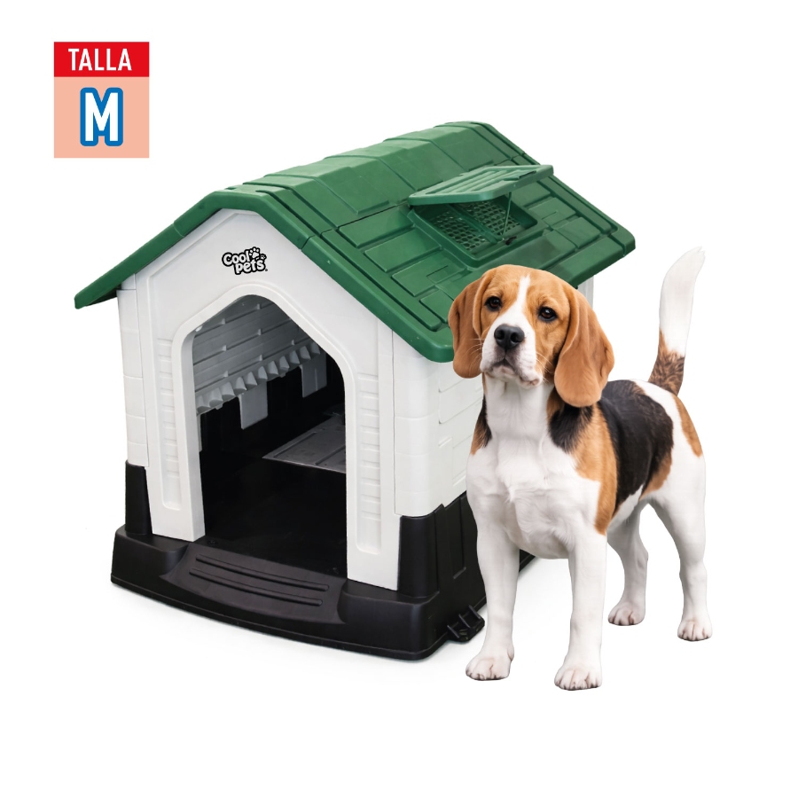 Casa Coolpets Verde Con Respirador Tama&ntilde;o M, , large image number null