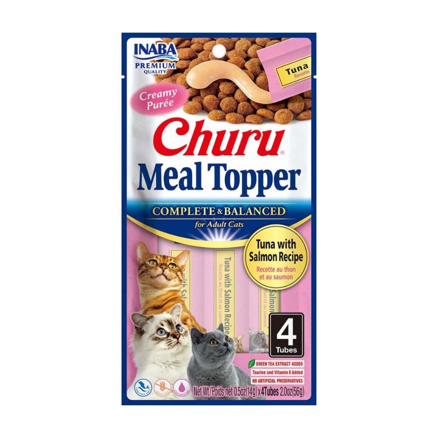 Churu meal topper at&uacute;n y salm&oacute;n - gato 56GR snack para gatos, , large image number null