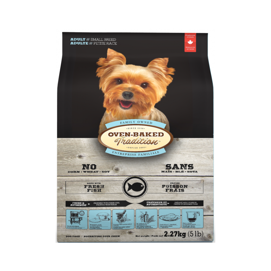 Oven Baked Tradition Adult Small Breed Fish alimento para perro