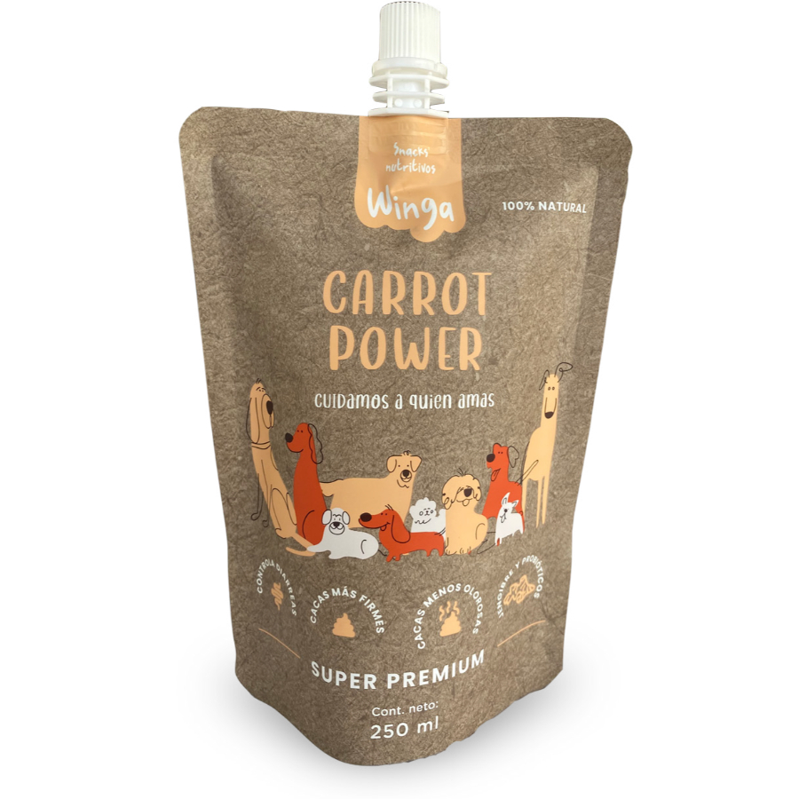 Winga Winga pouch carrot power