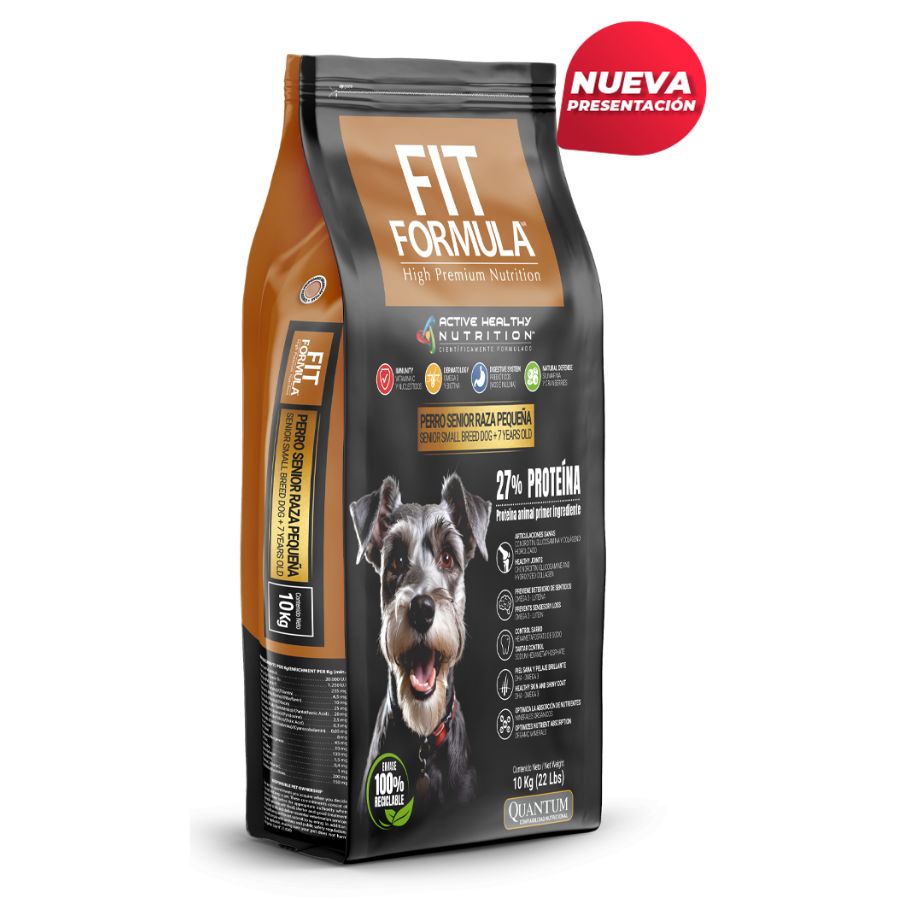 Fit formula senior razas pequeñas 10 KG alimento para perro