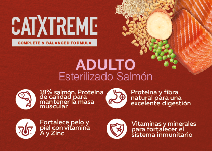 Catxtreme Salmon Esterilizado alimento para gato, , large image number null