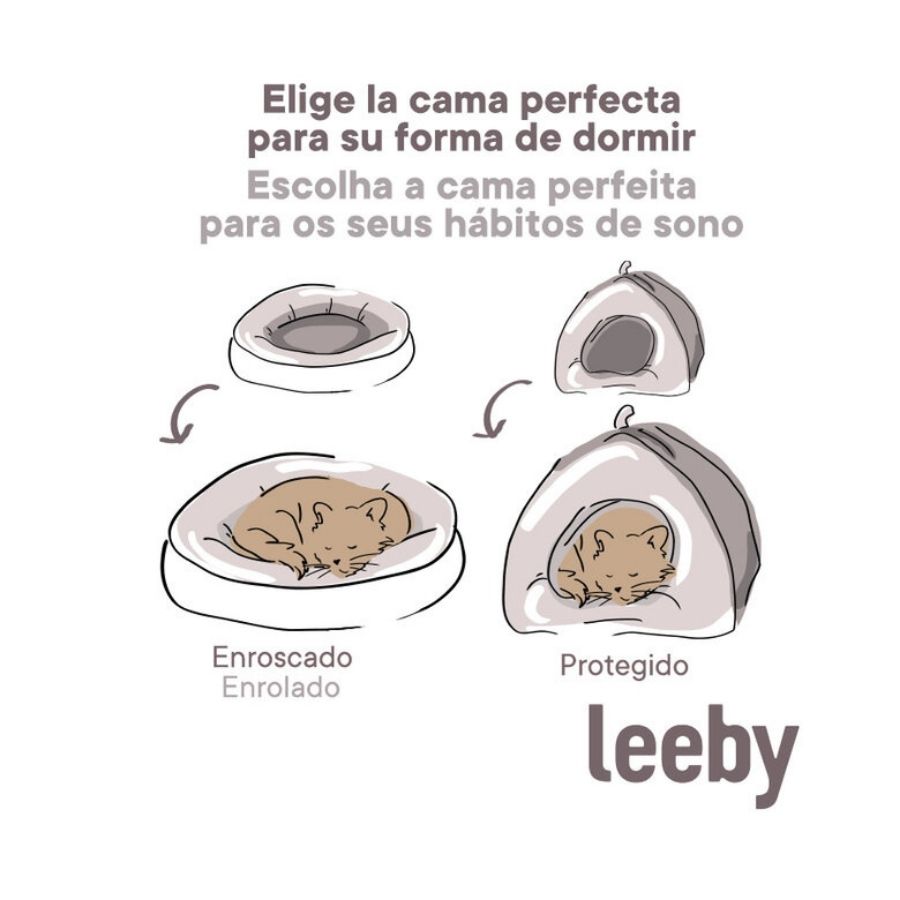 Leeby cat premium donut degrade brown, , large image number null