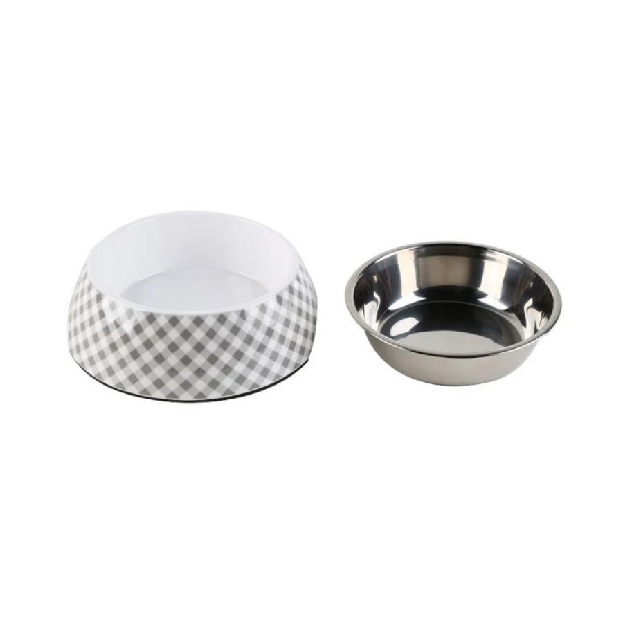 Leeby dog premium greyvichy bowl, , large image number null