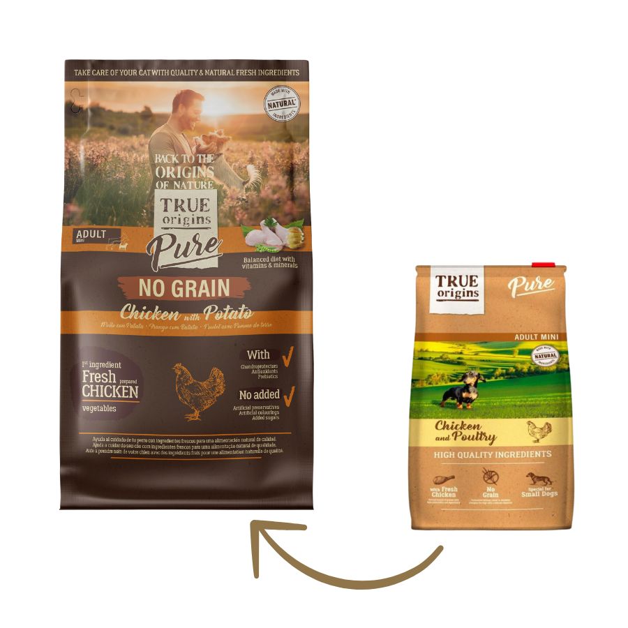 True Origins Pure Dog Mini Adult Chicken Grain Free alimento para perro, , large image number null