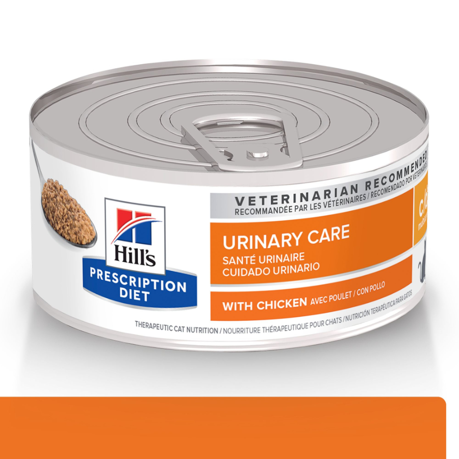 Hills Feline lata Multicare pollo C/D alimento húmedo para gatos 155 GR