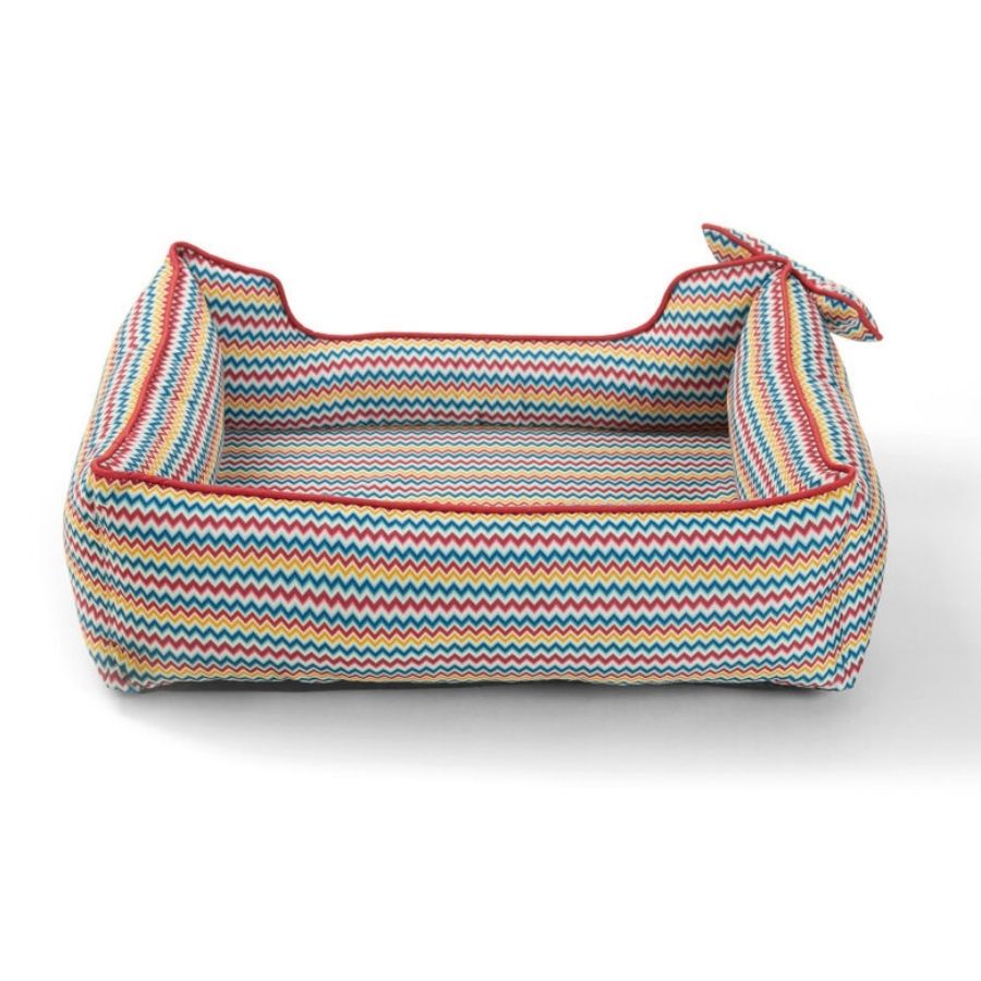 Leeby dog premium bed zigzag, , large image number null