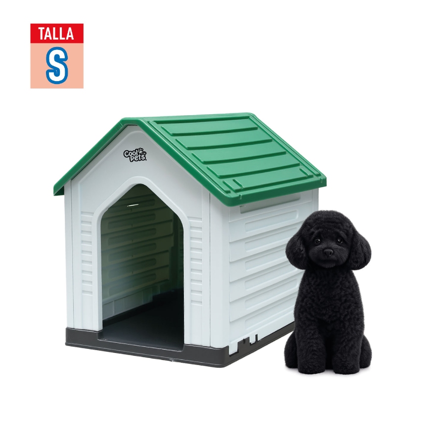 Casa Coolpets Verde Basica Tama&ntilde;o S, , large image number null