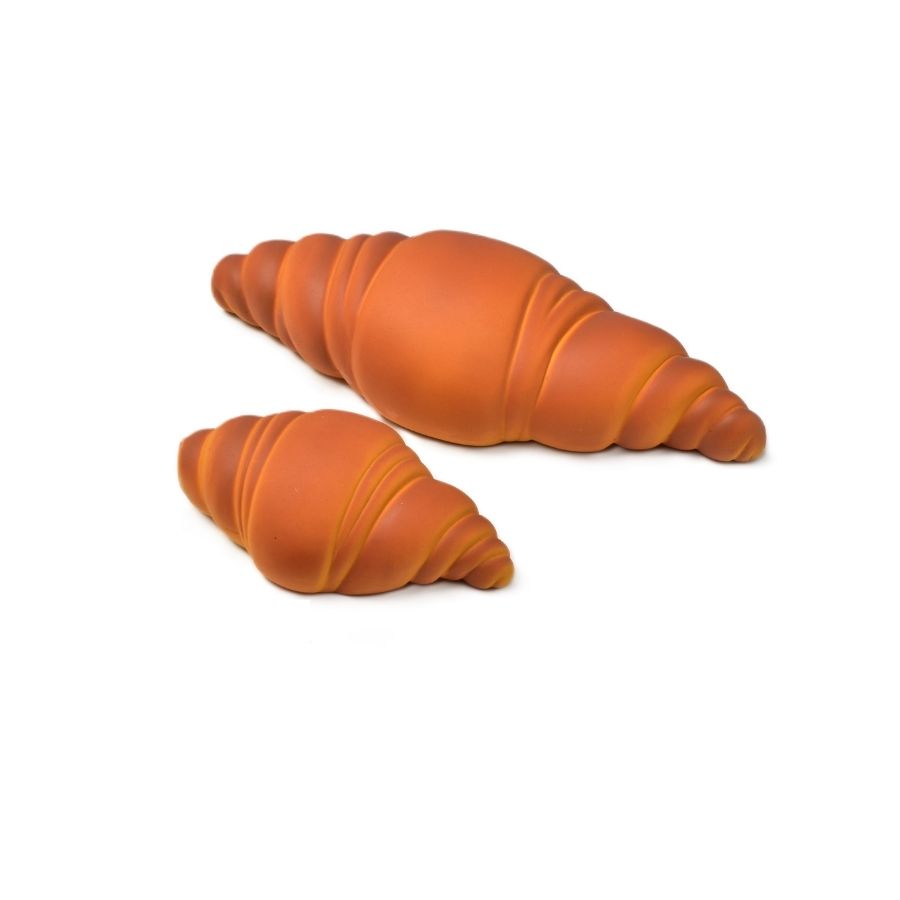 Chew Baked Croissant mordedor con sonido para perros, , large image number null