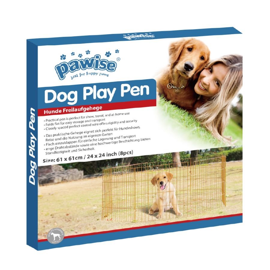 Pawise corral 8 paneles para mascotas 60x60cm