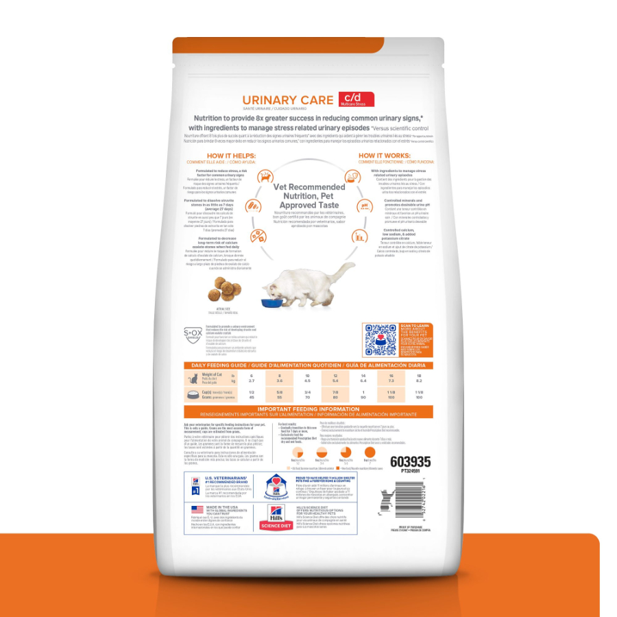 Hills Feline C/D Multicare Stress alimento para gato, , large image number null
