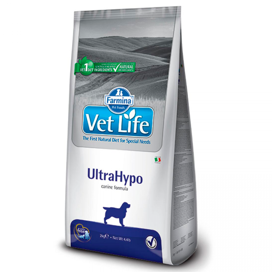 Vetlife Farmina Alimento Seco Medicado Ultrahypo Perro