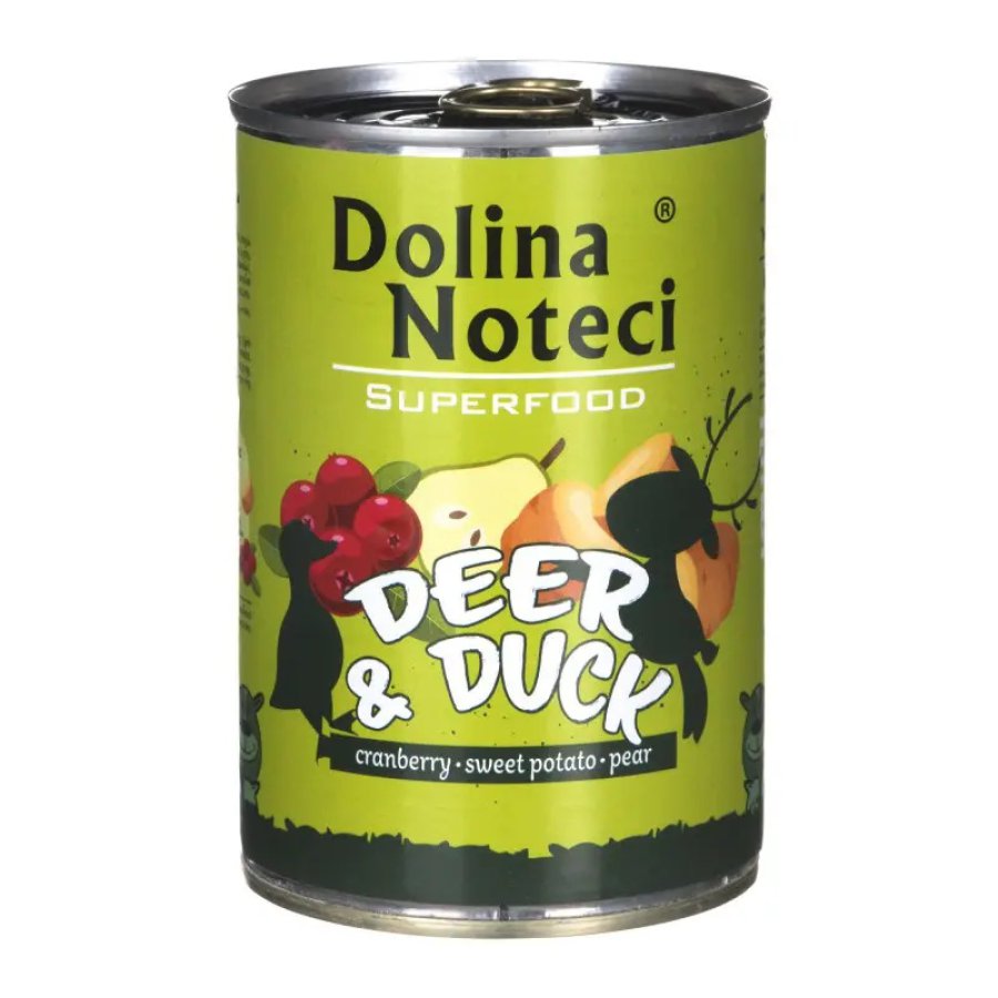 Dolina Superfood Lata De Ciervo y Pato alimento húmedo para perros 400 GR, , large image number null