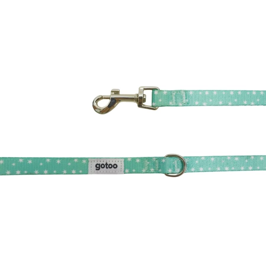 Set de collar y correa para cachorros con diseño de estrellitas, , large image number null