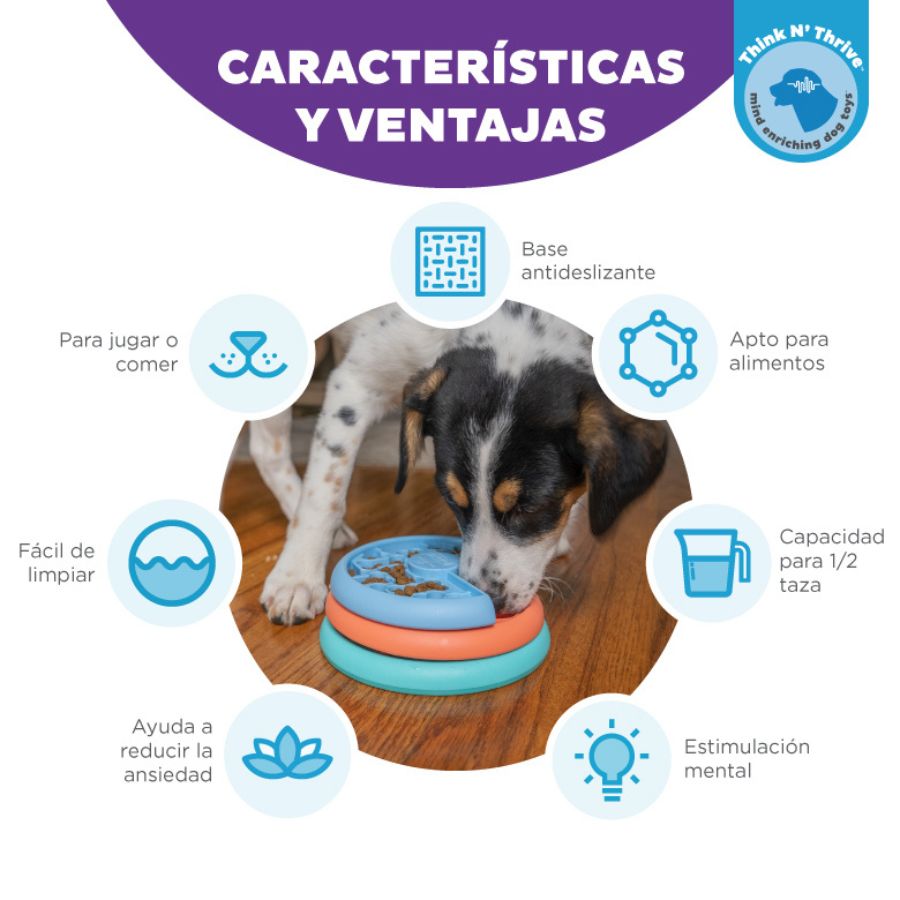 Outward Hound Nina Ottosson Puppy Lickin' Layers Juguete Interactivo con snack para cachorros, , large image number null