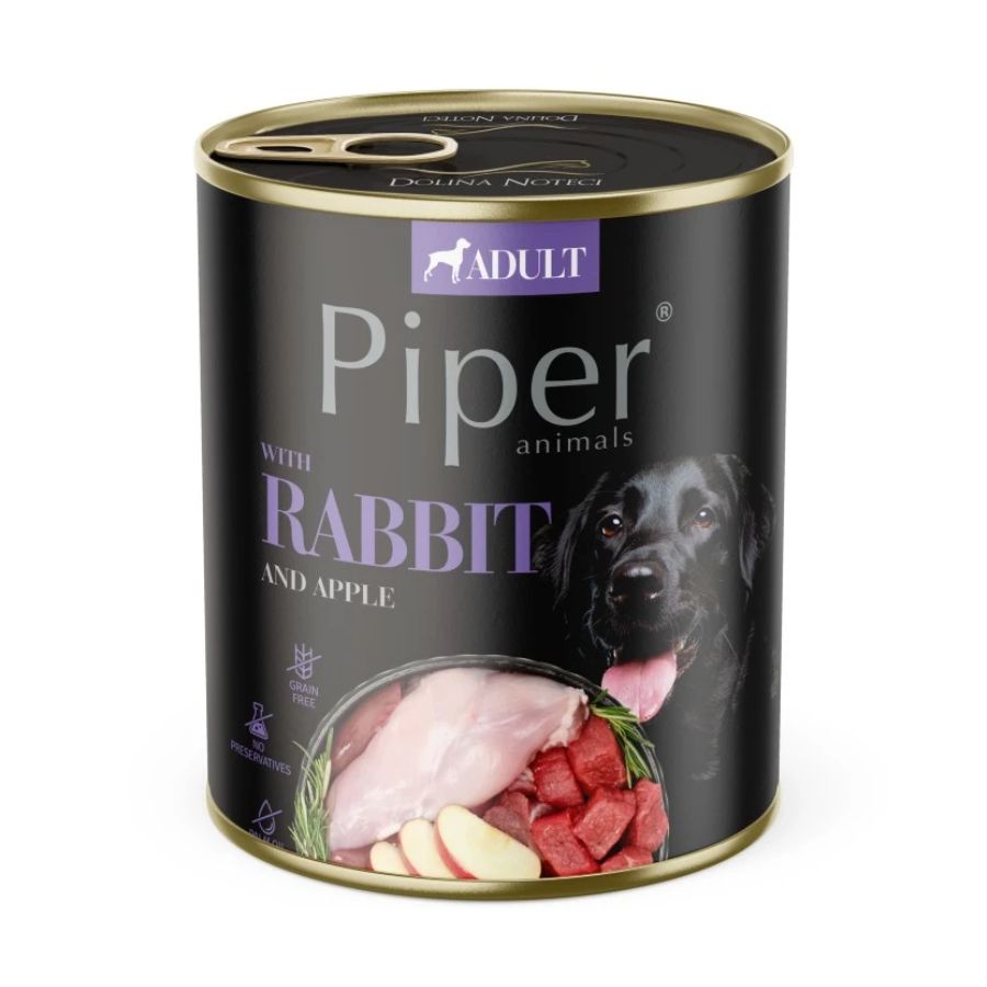 Piper dog lata de conejo 800GR