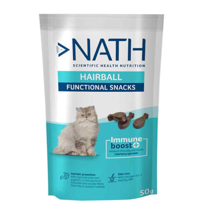 Nath snack para gatis adultos control bola de pelo 50 GR, , large image number null