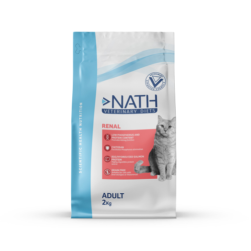 Nath vetdiet renal alimento para gatos 2KG
