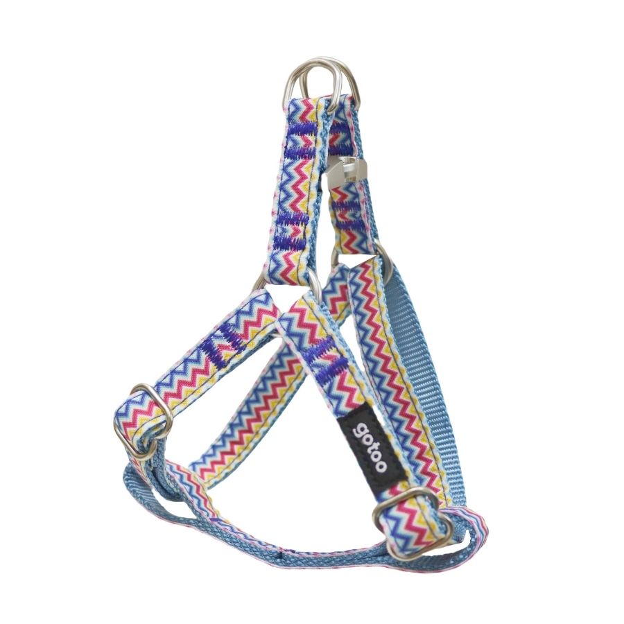 Arnés con estampado zig-zag para perros, , large image number null