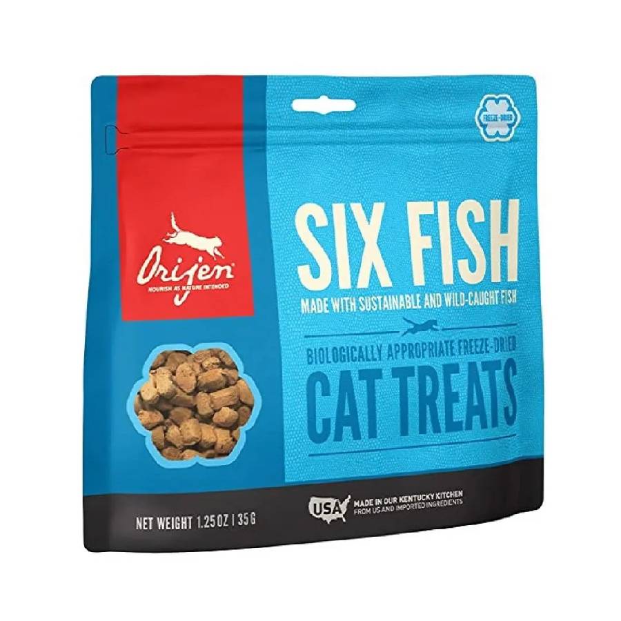 Orijen six fish cat treats snack 35g, , large image number null