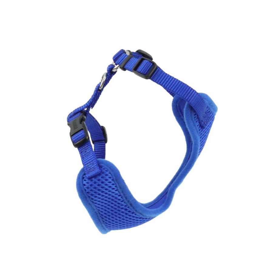 Arnés ajustable para gatos color azul - talla XS