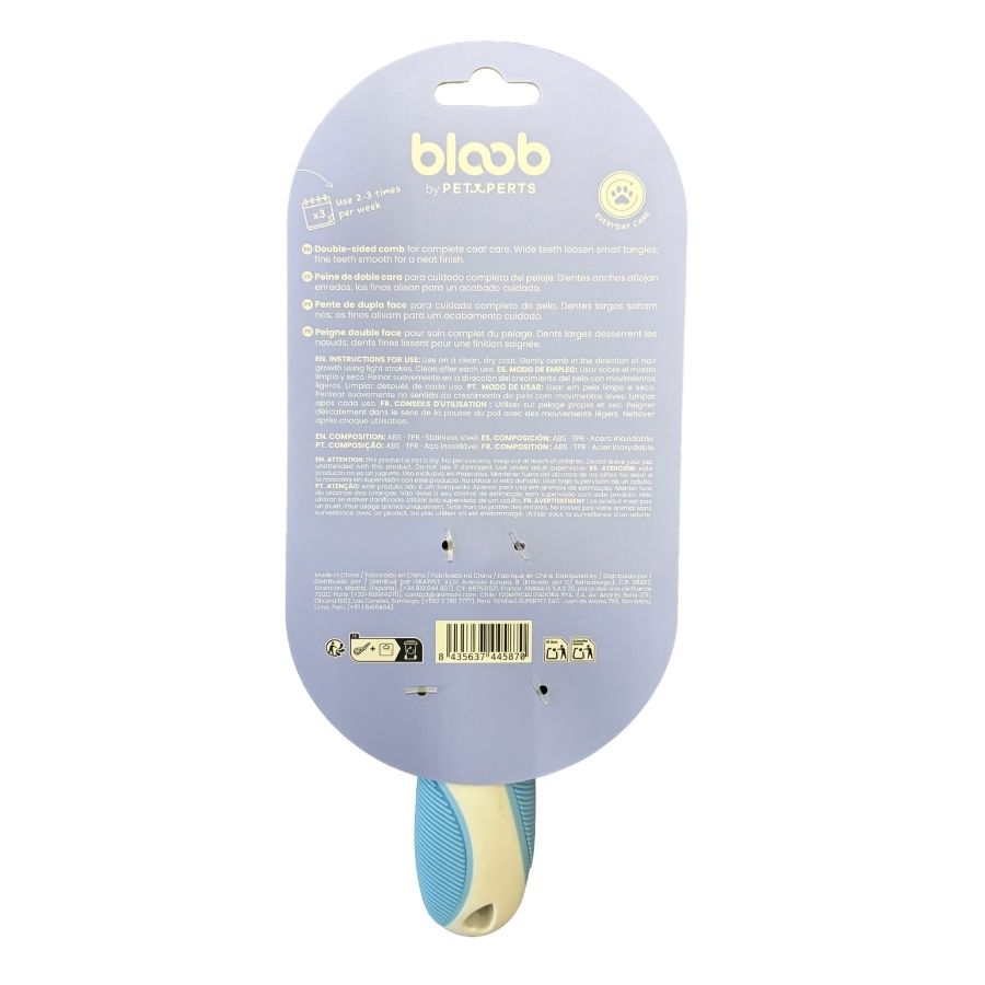 Bloob peine de doble cara para perros, , large image number null