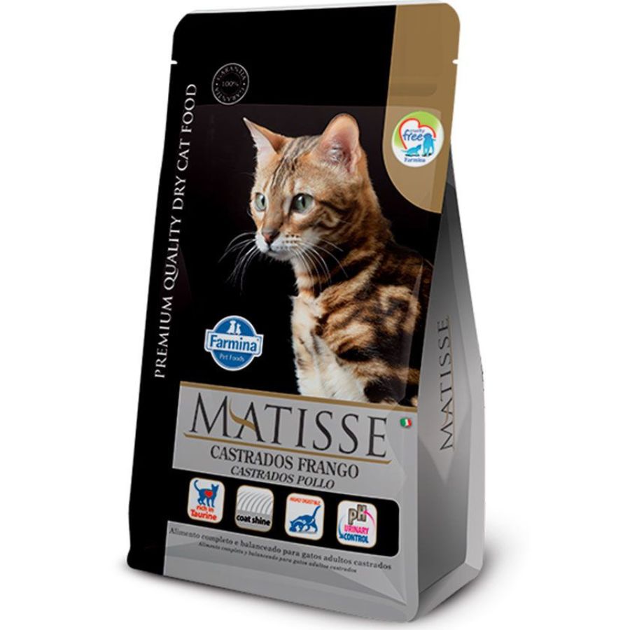 Matisse Farmina Felino Alimento Seco Castrados Frango, , large image number null