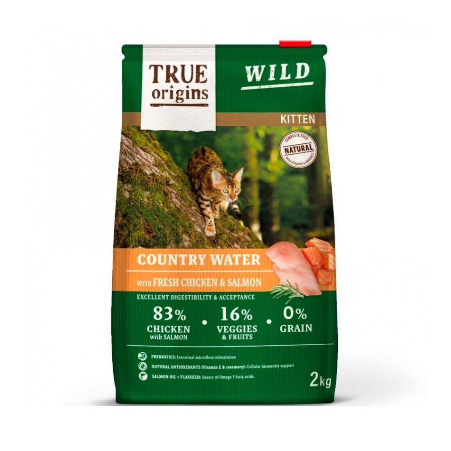 True Origins Wild Cat Kitten Country Water alimento para gato