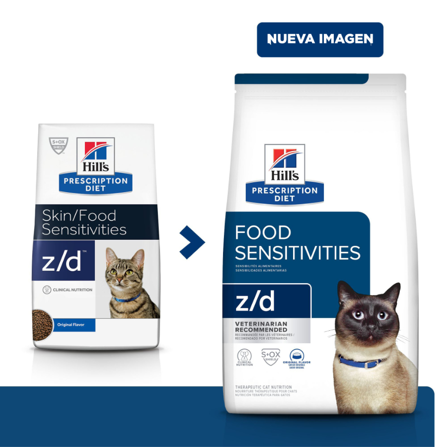 Hills feline z/d skin & food sensitivities 1.81 KG, , large image number null
