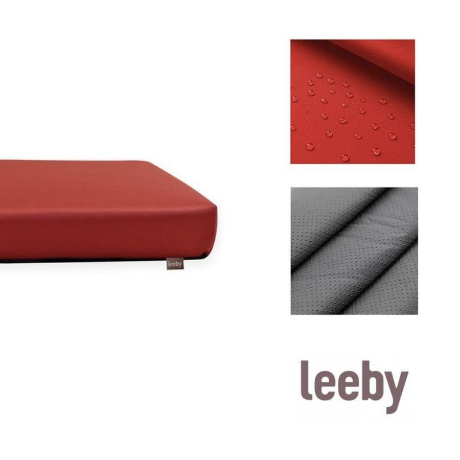 Leeby Cojín Impermeable Anti Pelos Rojo para perros, , large image number null
