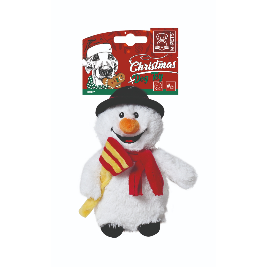 Christmas dog toy - holly, , large image number null
