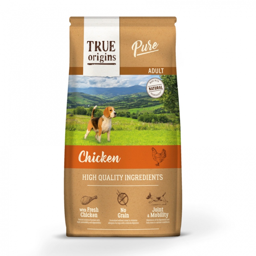 True Origins Pure Dog Adult Chicken Grain Free alimento para perro, , large image number null