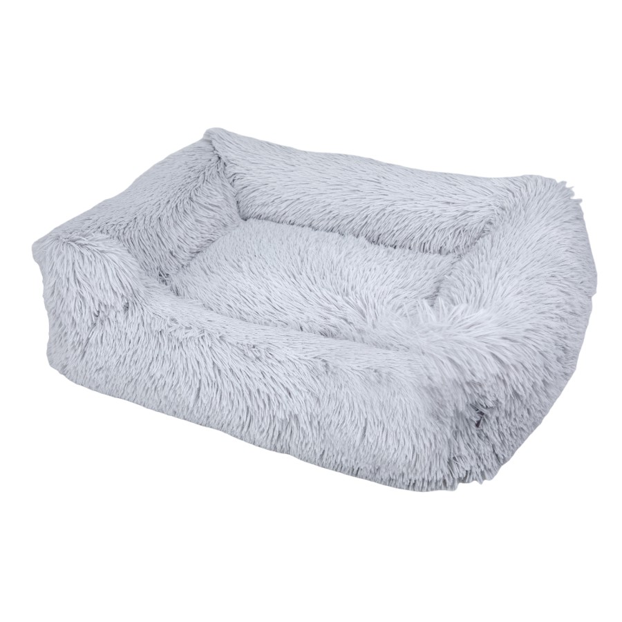 Leeby Cuna Antiestrés Desfundable Gris para perros, , large image number null