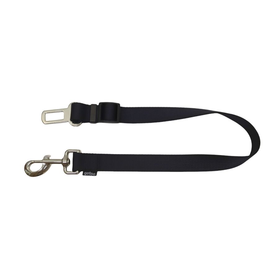 Gotoo cinturón de seguridad negro para perro, , large image number null