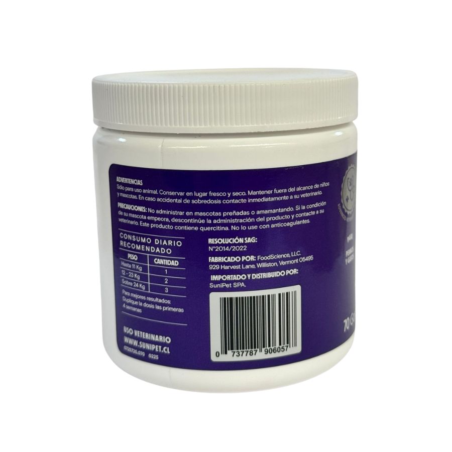 SuniAllergy - Suplemento alimenticio para las articulaciones de perros y gatos 140 GR, , large image number null