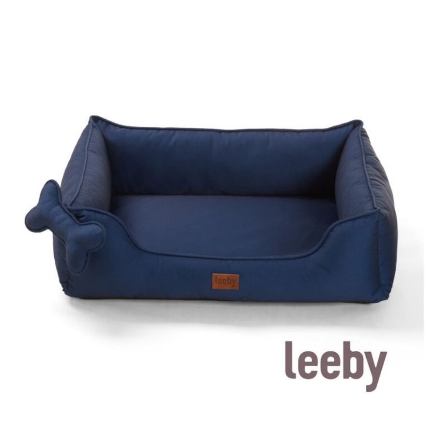 Leeby dog premium bed blue