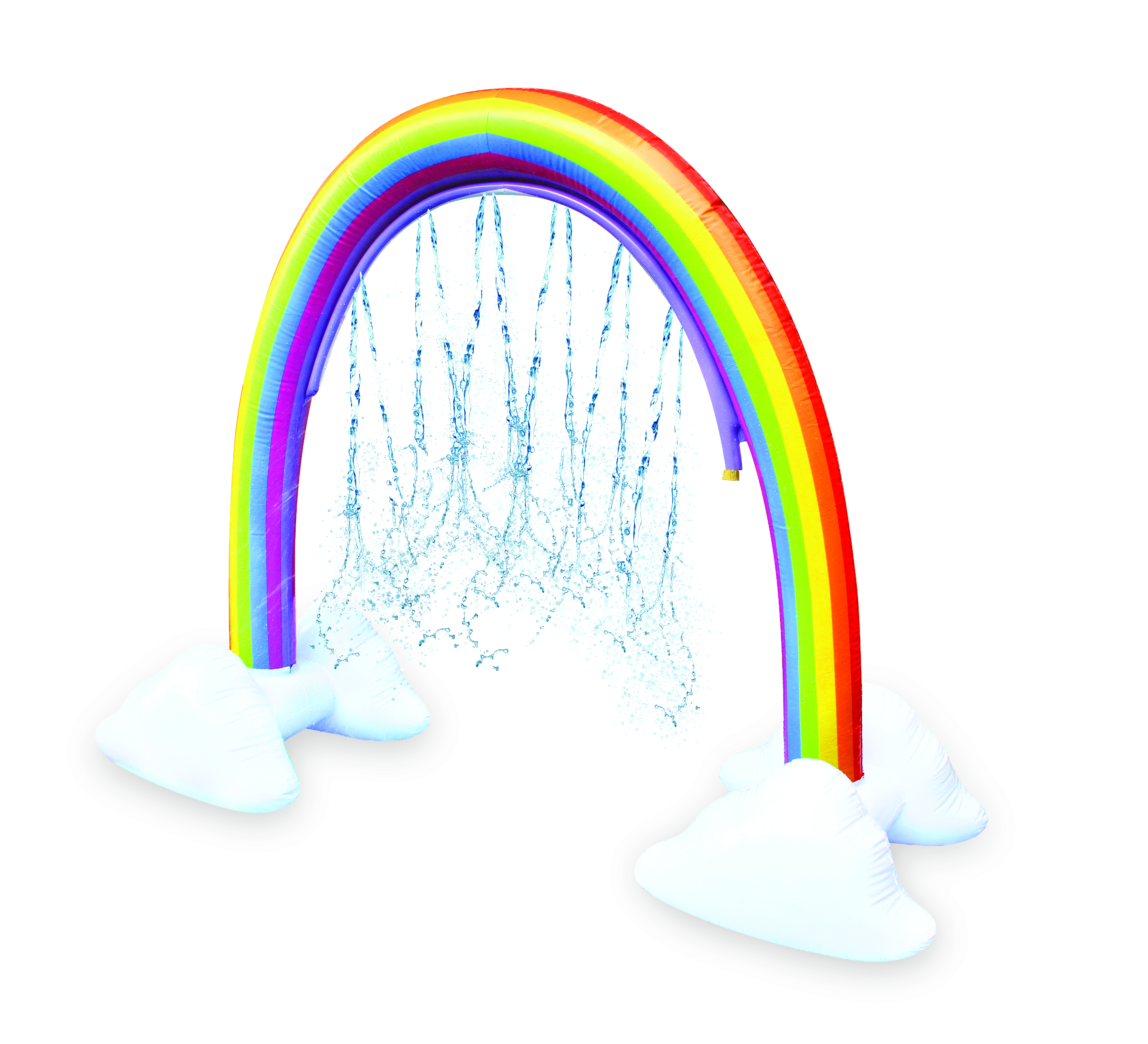 Mpets arco iris interactivo rociador de agua splash para perro, , large image number null