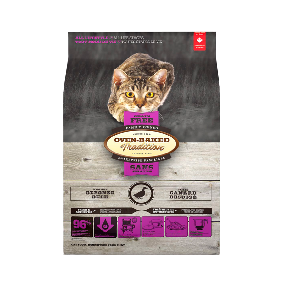 Oven Baked Tradition Gf Duck Cat Food All Lifestyle / All Life Stages alimento para gato, , large image number null