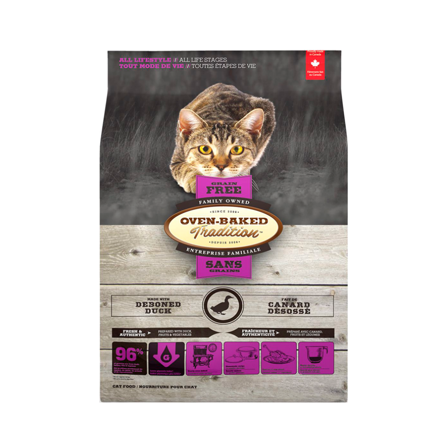 Oven Baked Tradition Gf Duck Cat Food All Lifestyle / All Life Stages alimento para gato