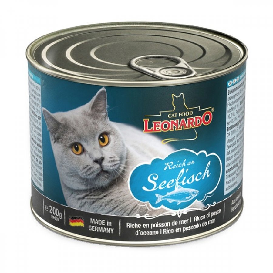 Leonardo lata quality selection pescado alimento húmedo para gatos 200GR