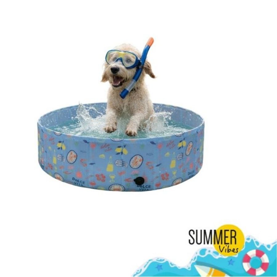 Summer vibes piscina dolce vita refrescante para perro, , large image number null
