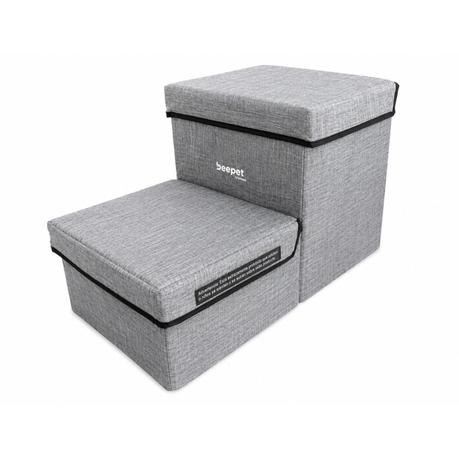 Beepet by Bebesit escalera doble para mascotas close2me color gris
