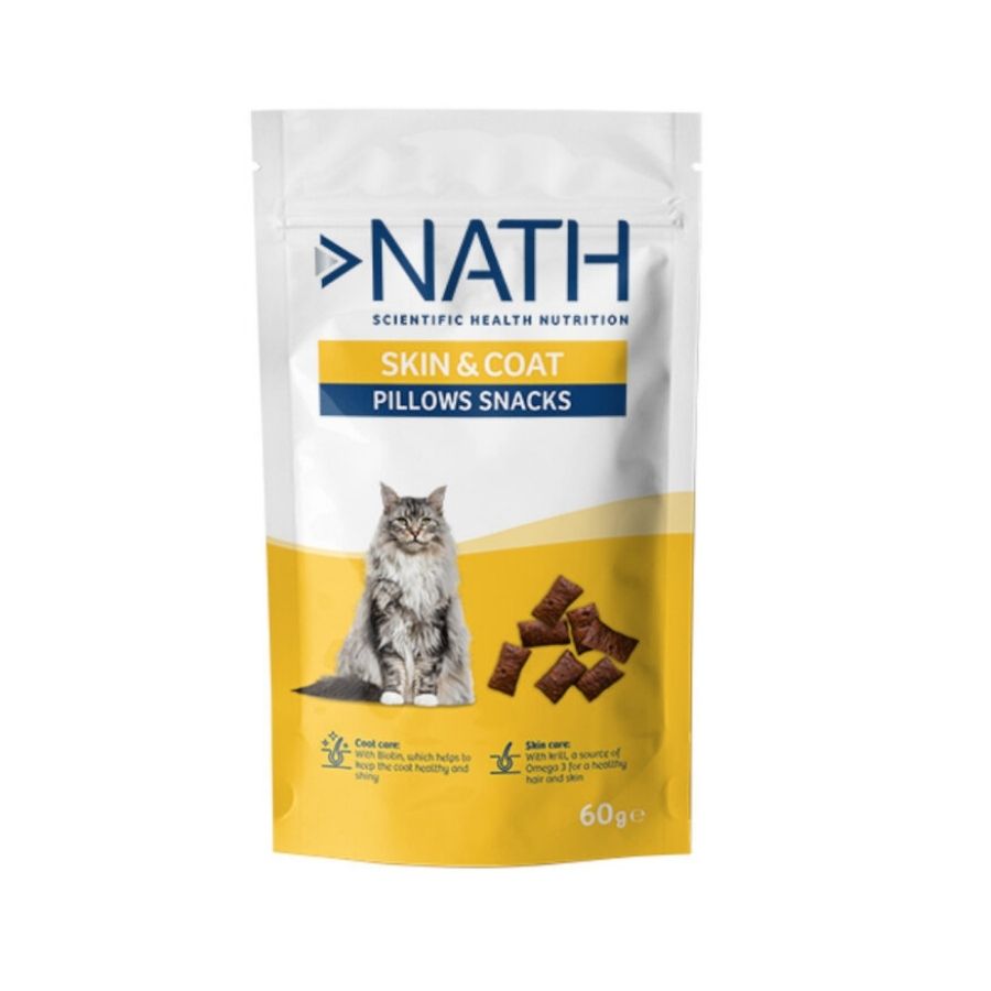 Nath cat adult snack skin & coat 60 GR
