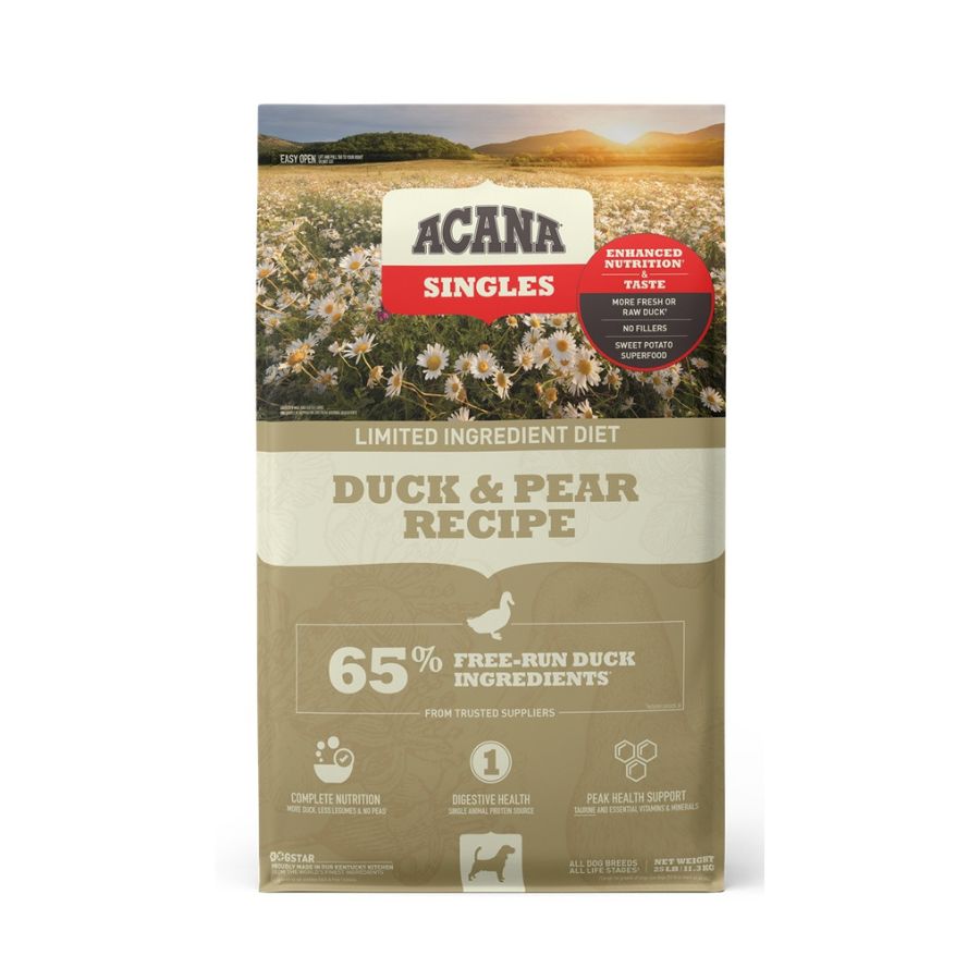 Acana Singles Duck & Pear alimento para perro