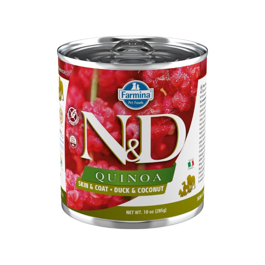 N&D alimento húmedo dog quinoa duck & coconut 285 GR, , large image number null